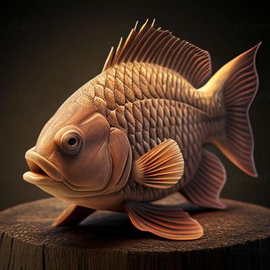 3D model Yulidochromis fish (STL)